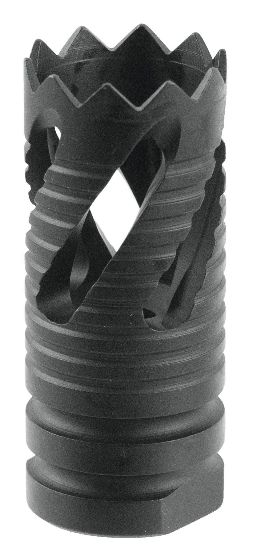 TacFire Mz1021 Thread Crown Muzzle Brake 5.56 AR-15 1/2-28
