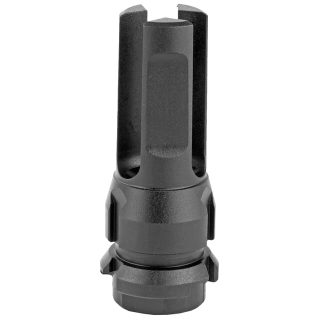 Dead Air DA302 Flash Hider  Black with 5/8"-24 tpi Threads & 2.70" OAL for 7.62mm Sandman Series, KeyMod Equipped Nomad-30 & Primal Suppressors