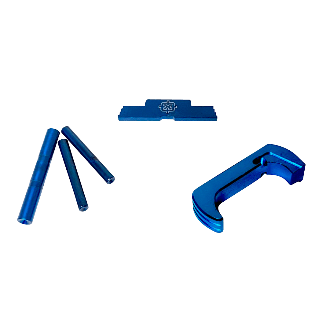 Cross Armory Crg5okbl Glock Gen5 Extended Kit Blue Aluminum Steel