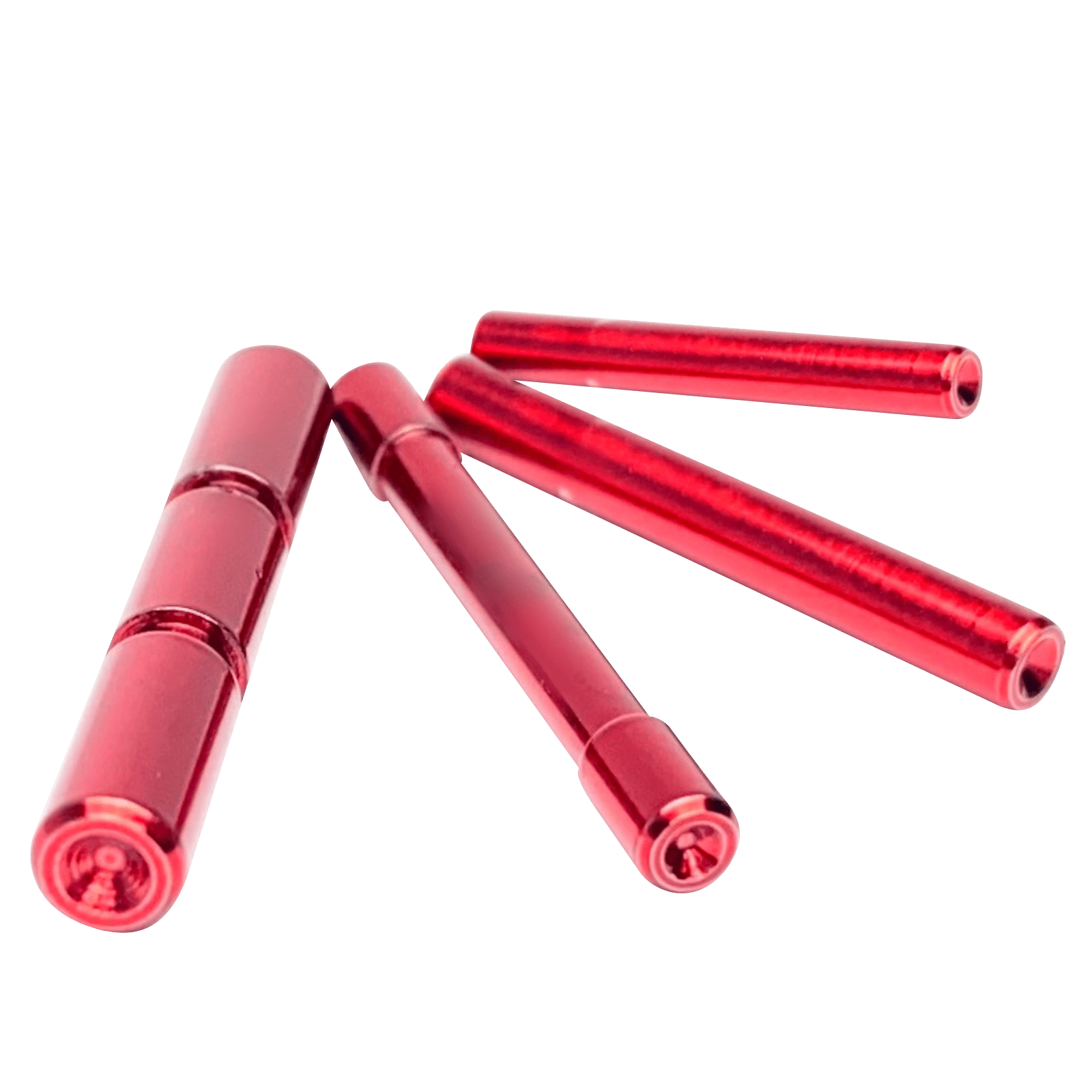 Cross Armory Crg4psrd 4 Pin Set Dimpled Extended for Glock Gen4 4140 Steel Red