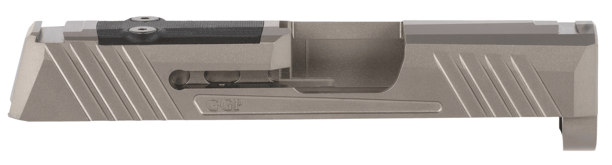 Grey Ghost Gear GGP365GRY1 Slide Sig P365 Optic Cut RomeoZero RMS-C Gray DLC