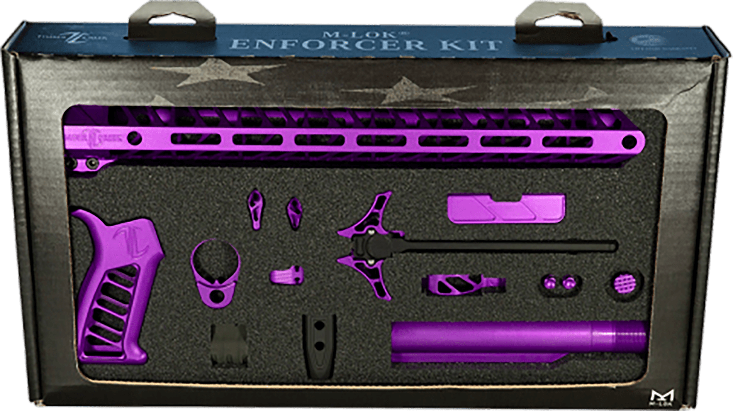 Timber Creek Outdoors Enforcer Build Kit Purple Anodized AR-15 Safety