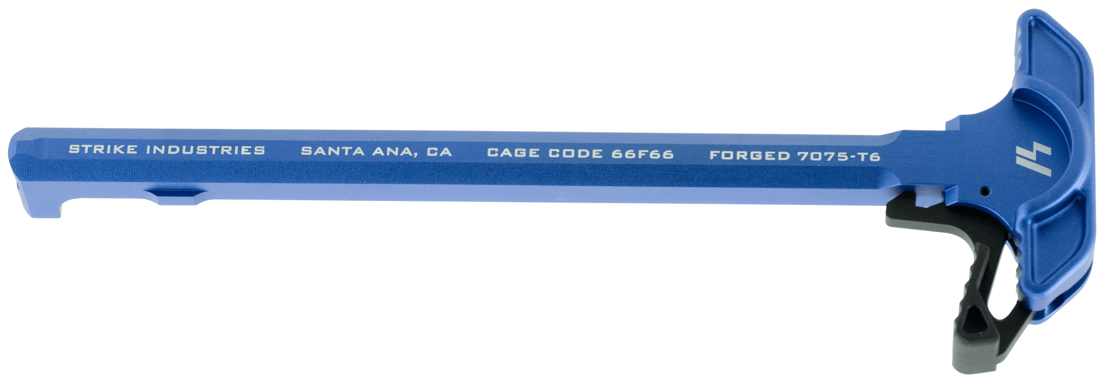 Strike Industries ARCHELBLU Extended Latch Charging Handle AR-15 Blue Anodized Aluminum