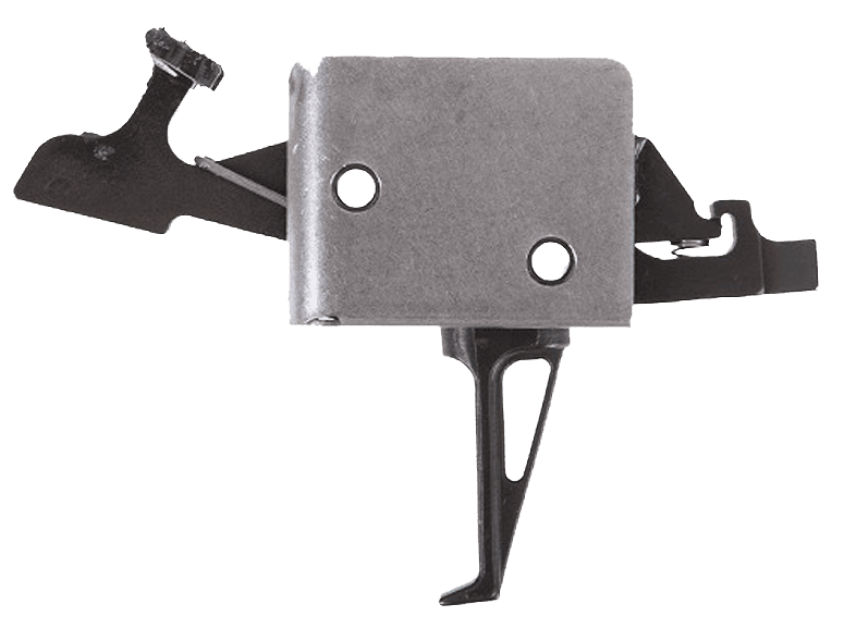 CMC Triggers 93504 Two-Stage Flat Trigger 2-4 lbs AR-15/AR-10 Black/Silver
