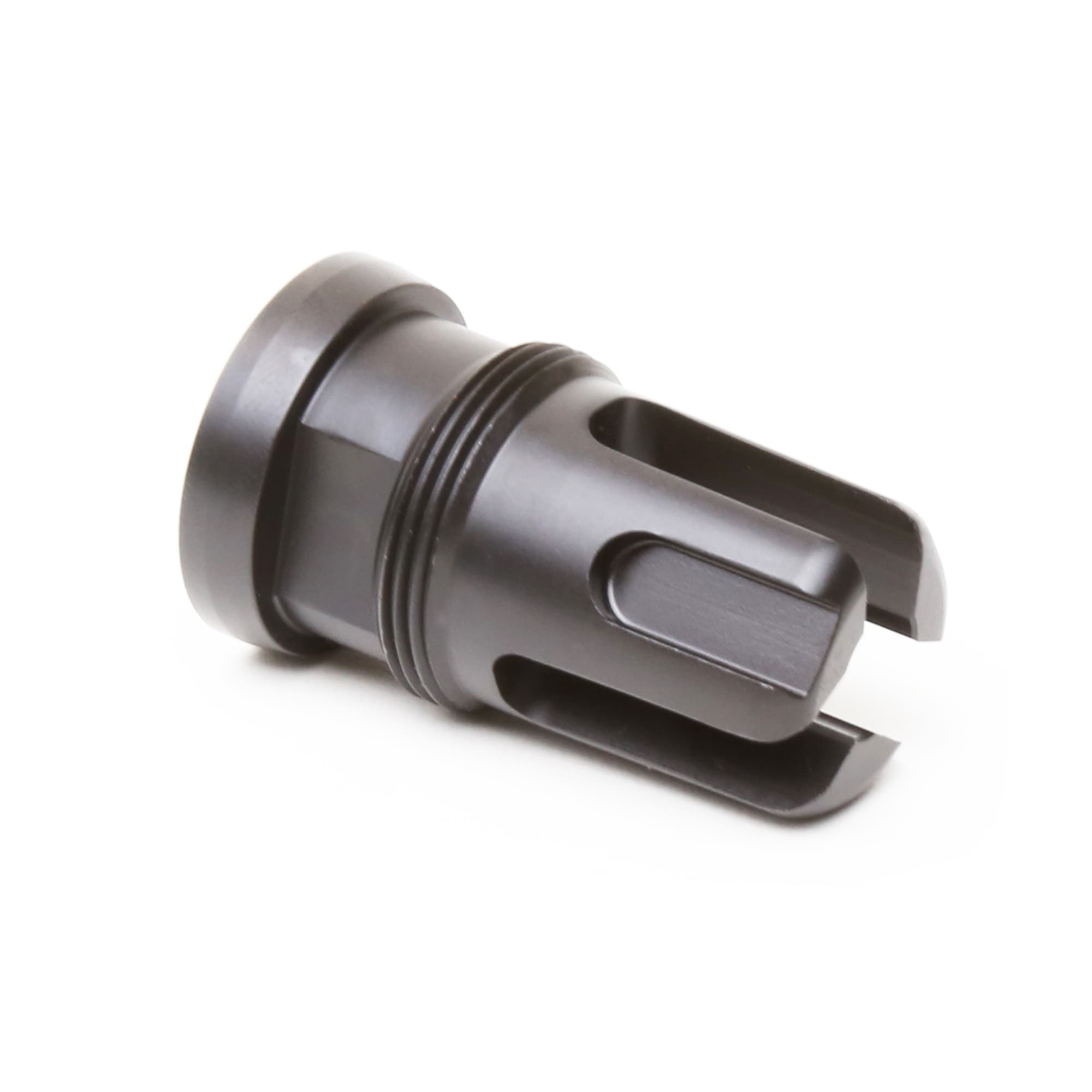 Griffin Armament TMMFH5824 Minimalist Taper Mount Flash Suppressor Black 17-4 Stainless Steel with 5/8"-24 tpi Threads, 1.80" OAL &  1.07" Diameter for 30 Cal