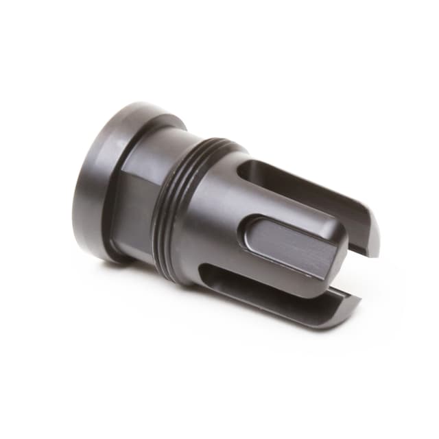 Griffin Armament TMMFH5824 Minimalist Taper Mount Flash Suppressor Black 17-4 Stainless Steel with 5/8"-24 tpi Threads, 1.80" OAL & 1.07" Diameter for 30 Cal