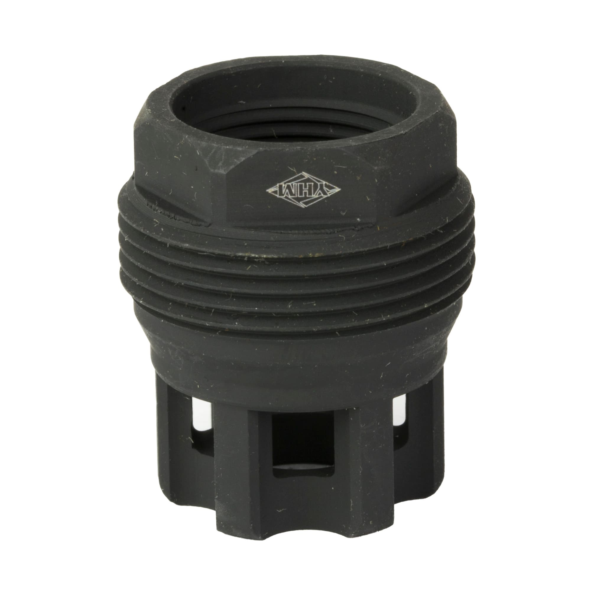 Yankee Hill 4401MB24 sRx QD Mini Muzzle Brake Black Phosphate Steel with 5/8"-24 tpi, 9mm, 1.10" OAL & 9.375" Diameter for sRx Adapters