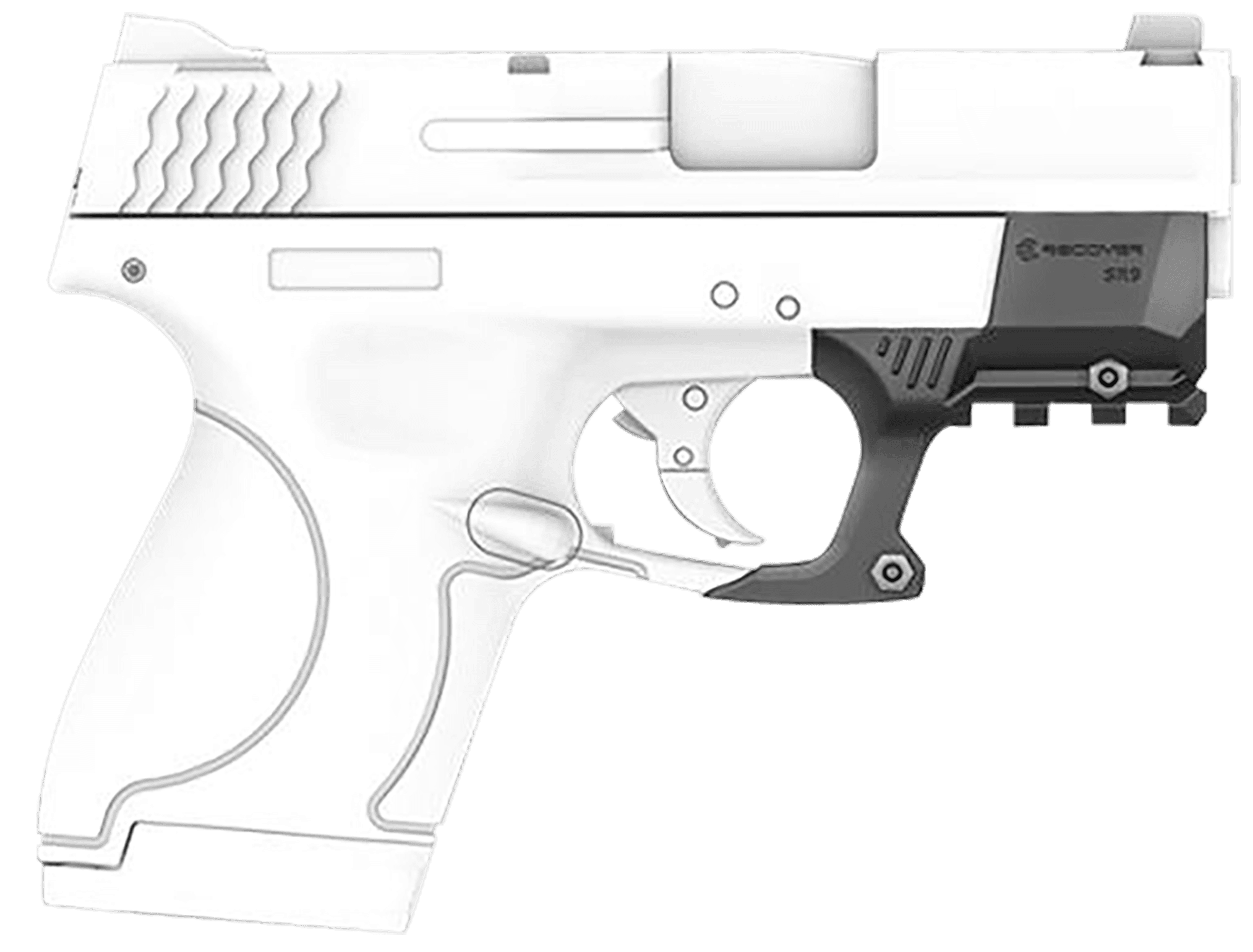 Recover Tactical Shr901 Rail Adapter for Smith Wesson Shield LowProfile Polymer