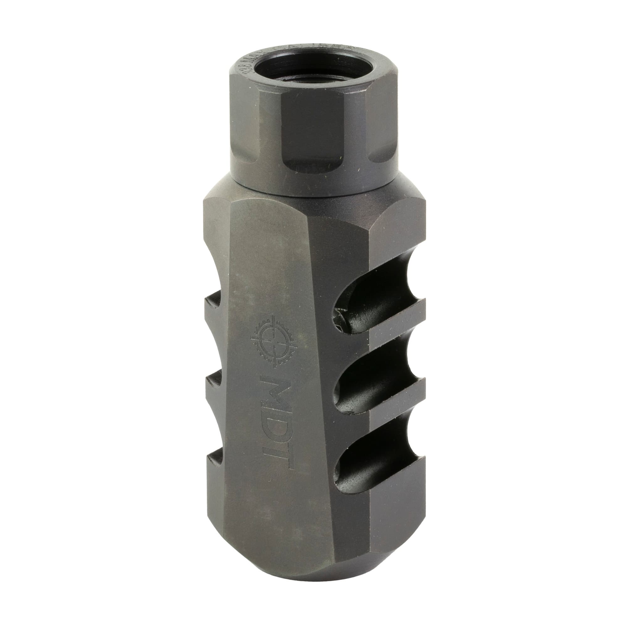 Mdt Elite Muzzle Brake 30 Cal 3 Port 5/8-24 Tpi Nitride Steel