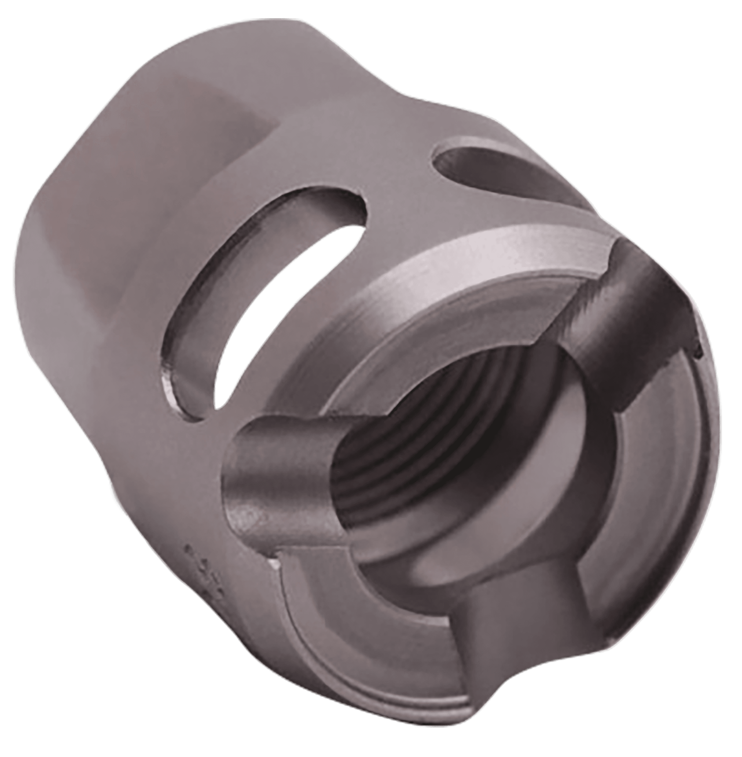 True Precision Tpymicross Y Type Micro Compensator 9mm 1/2x28 Satin Silver