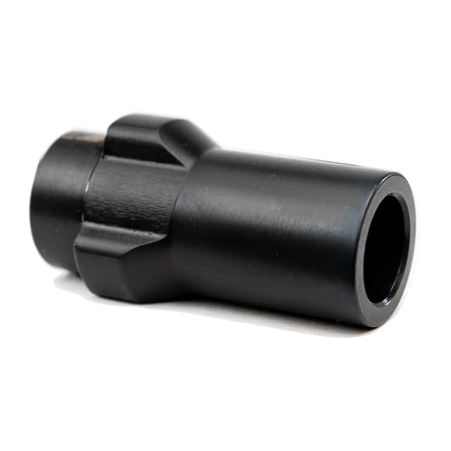 Angstadt Arms 3-Lug Muzzle Adapter 1/2x28 Threads Nitride Hardened Steel 9mm