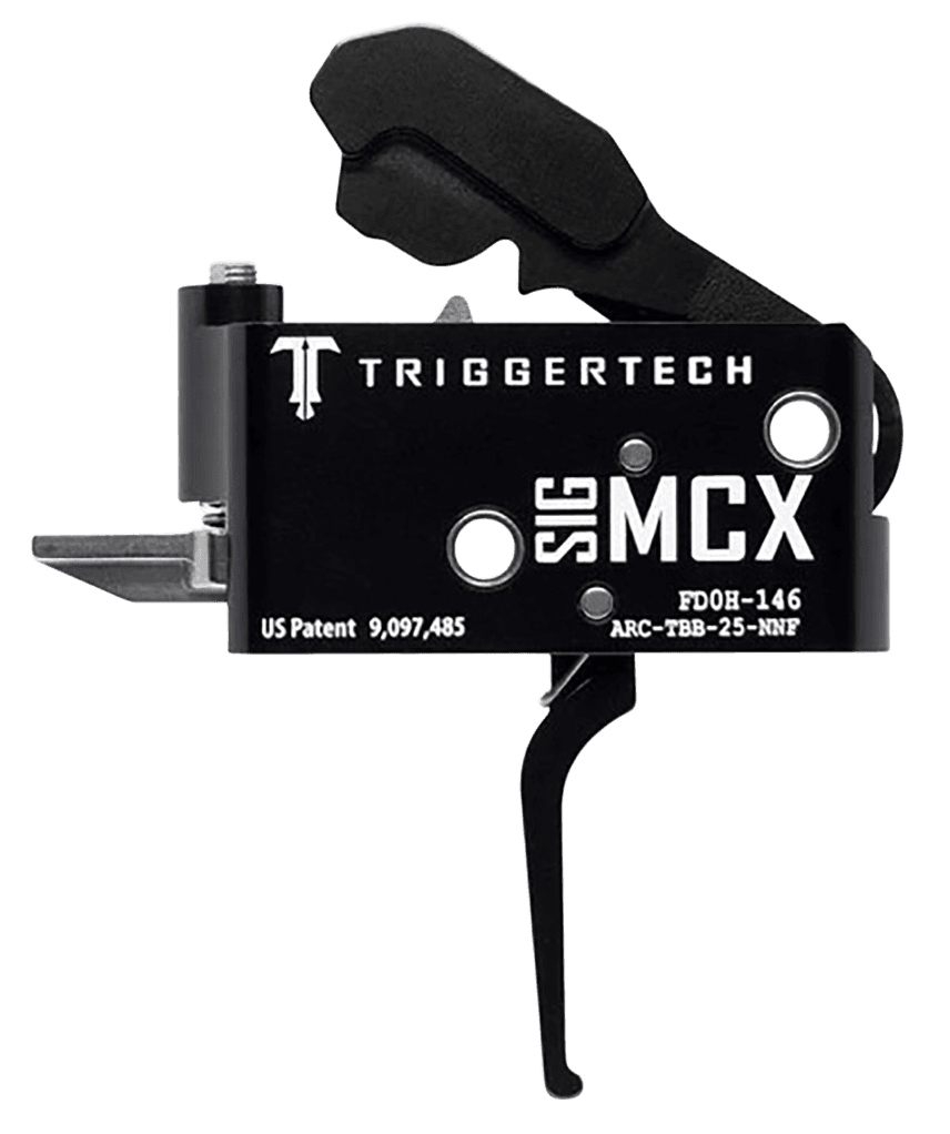 Trigger Tech Sig MCX Two Stage Flat Trigger 2.50-5 lbs Draw Weight PVD Finish