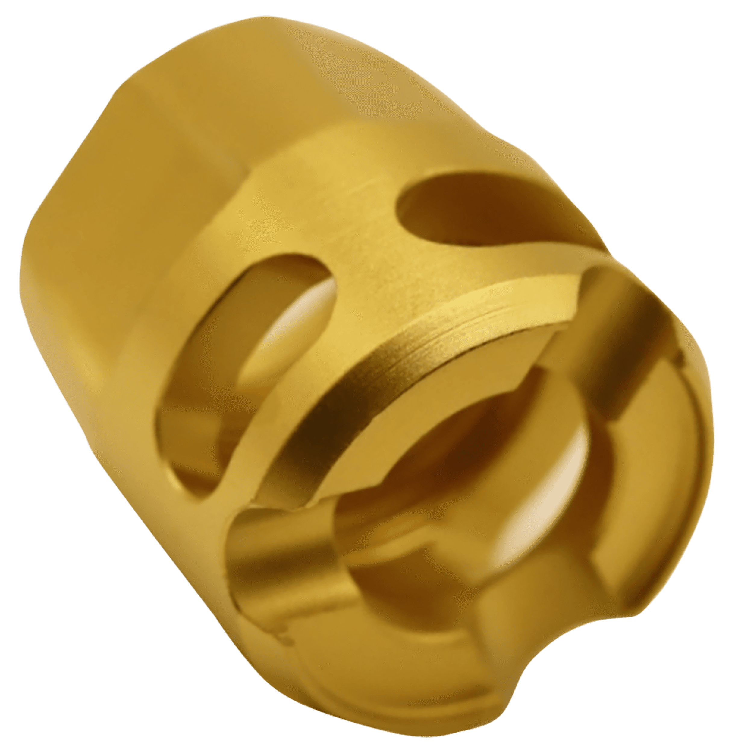 True Precision 9mm Micro Compensator Y Type Gold TiN Half by Twenty Eight