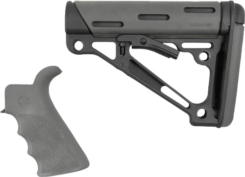 Hogue AR-15 M-16 Kit Finger Groove Bea Grey Finish
