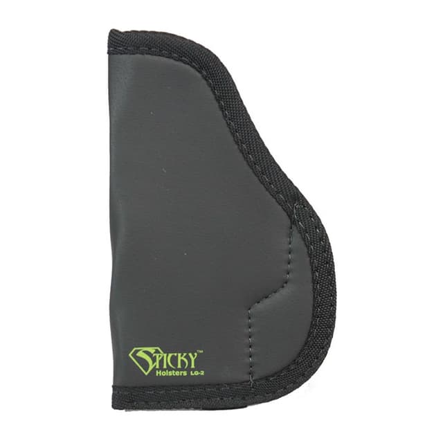 Sticky Holsters LG2 LG-2 Black/Green Latex Free Rubber Fits Med/Lg Semi-Auto Ambidextrous