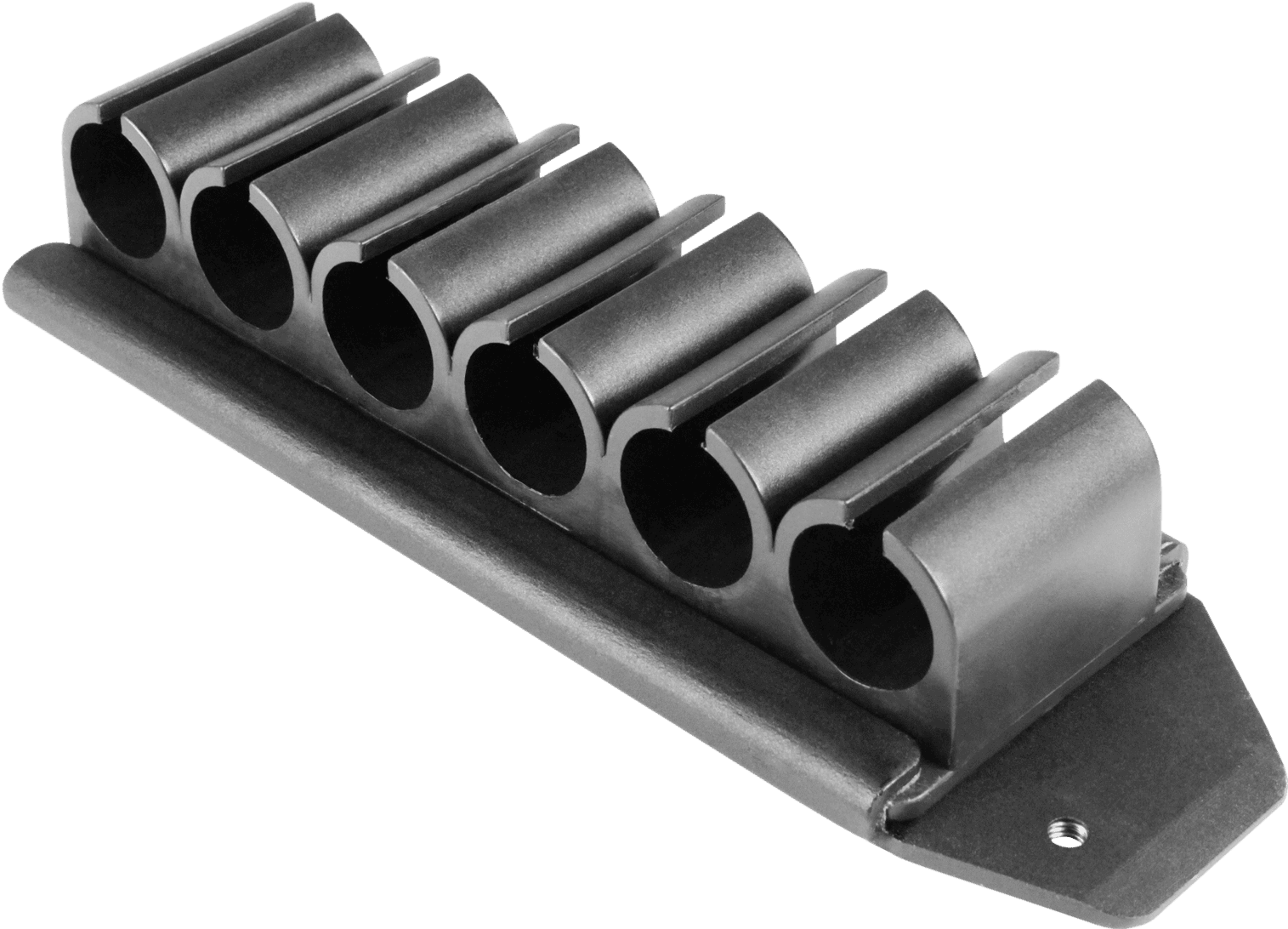 Aim Sports MM6RK Side Shell Carrier  Polymer w/Aluminum Mounting Plate 12 Gauge Capacity 6rd 500,590,500A Shotgun Mounting Plate Mount
