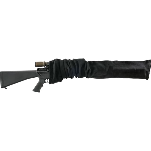 Tac Six 13247 Tactical Rifle Gun Sock fits Tactical Firearms w/wo Scope Up To 47" Long, Silicone Treated, Cinch Closure