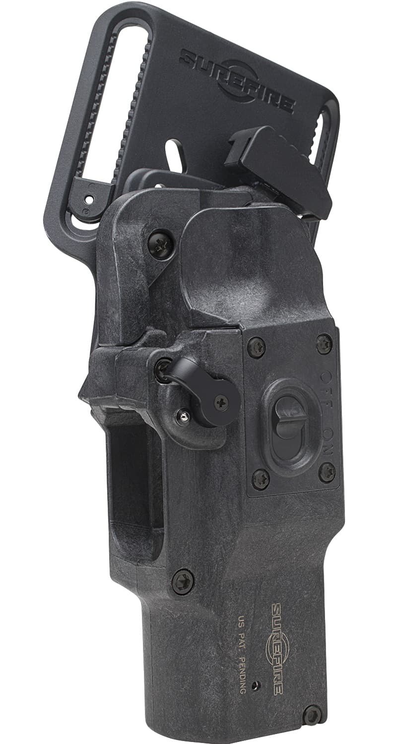 SureFire HD1RPRO Masterfire Rapid Deploy OWB Black Polymer Belt Right Hand