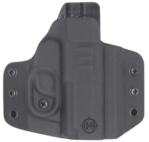 C&G Holsters 0256100 Covert OWB Black Kydex Belt Loop Fits Sig P365/P365 XL