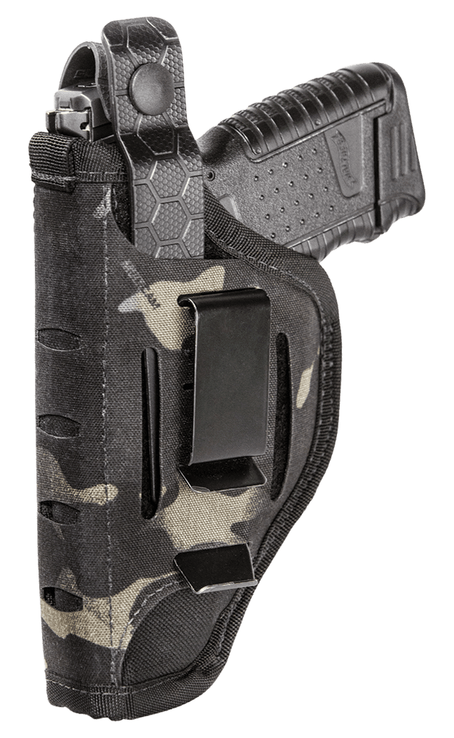 Sentry 35AH05BK Nylon  IWB/OWB Black Nylon Belt Clip/Belt Slide Fits Med/Lg Semi-Auto Fits 3.25-3.75" Barrel Ambidextrous