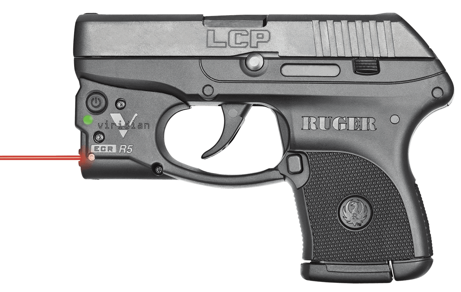 Viridian Reactor R5RLCP Red Laser for Ruger LCP Trigger Guard Windage Elevation 5mW 635nm