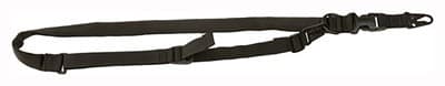 Tacshield T6030BK Warrior 2-in-1 Sling made of Black Webbing with HK Snap Hook & Padded Fast Adjust Design for Rifle/Shotgun