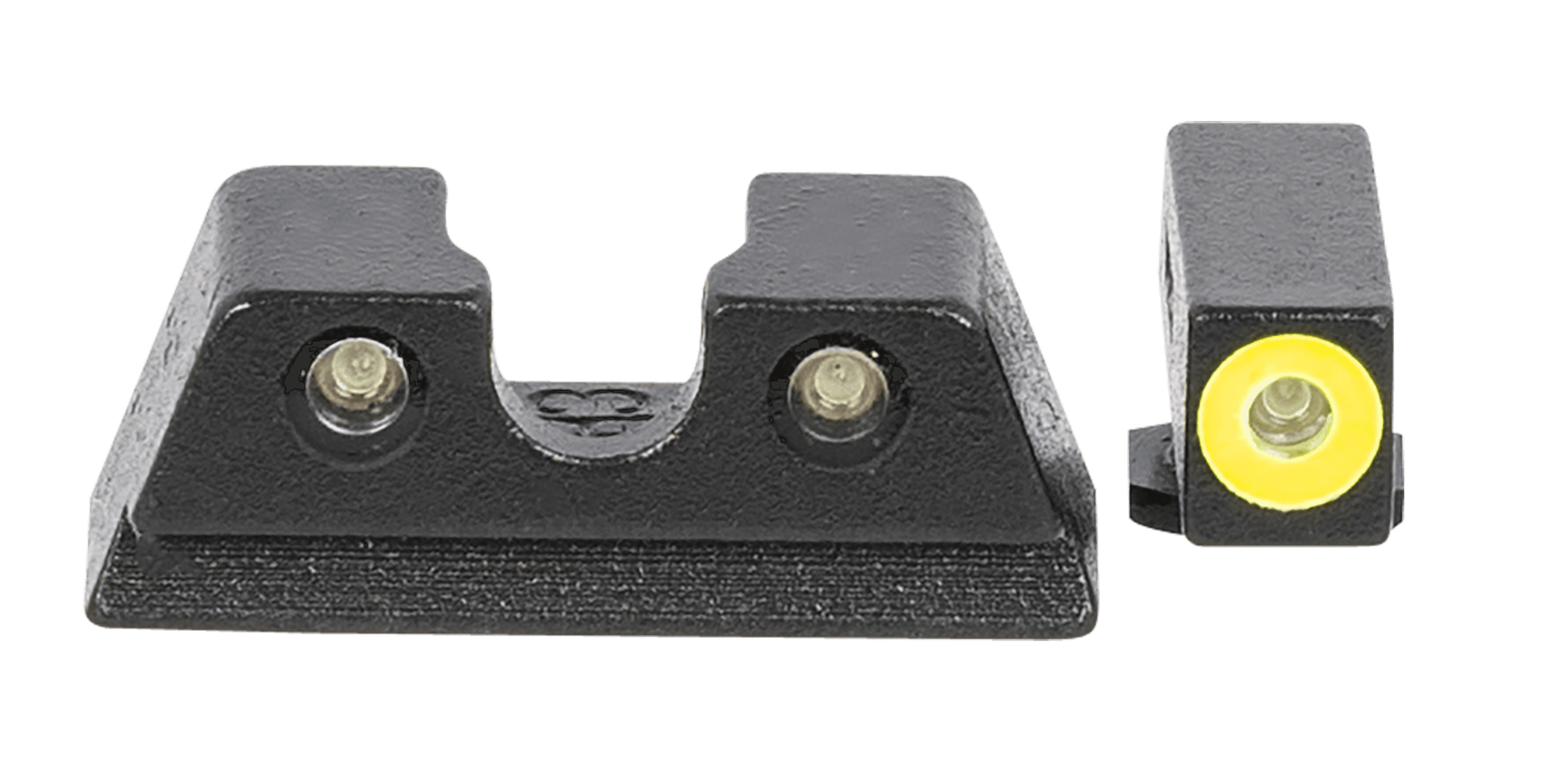 Meprolight Glock42/43 Green Front Sight Yellow Outline Green Tritium Rear Sight