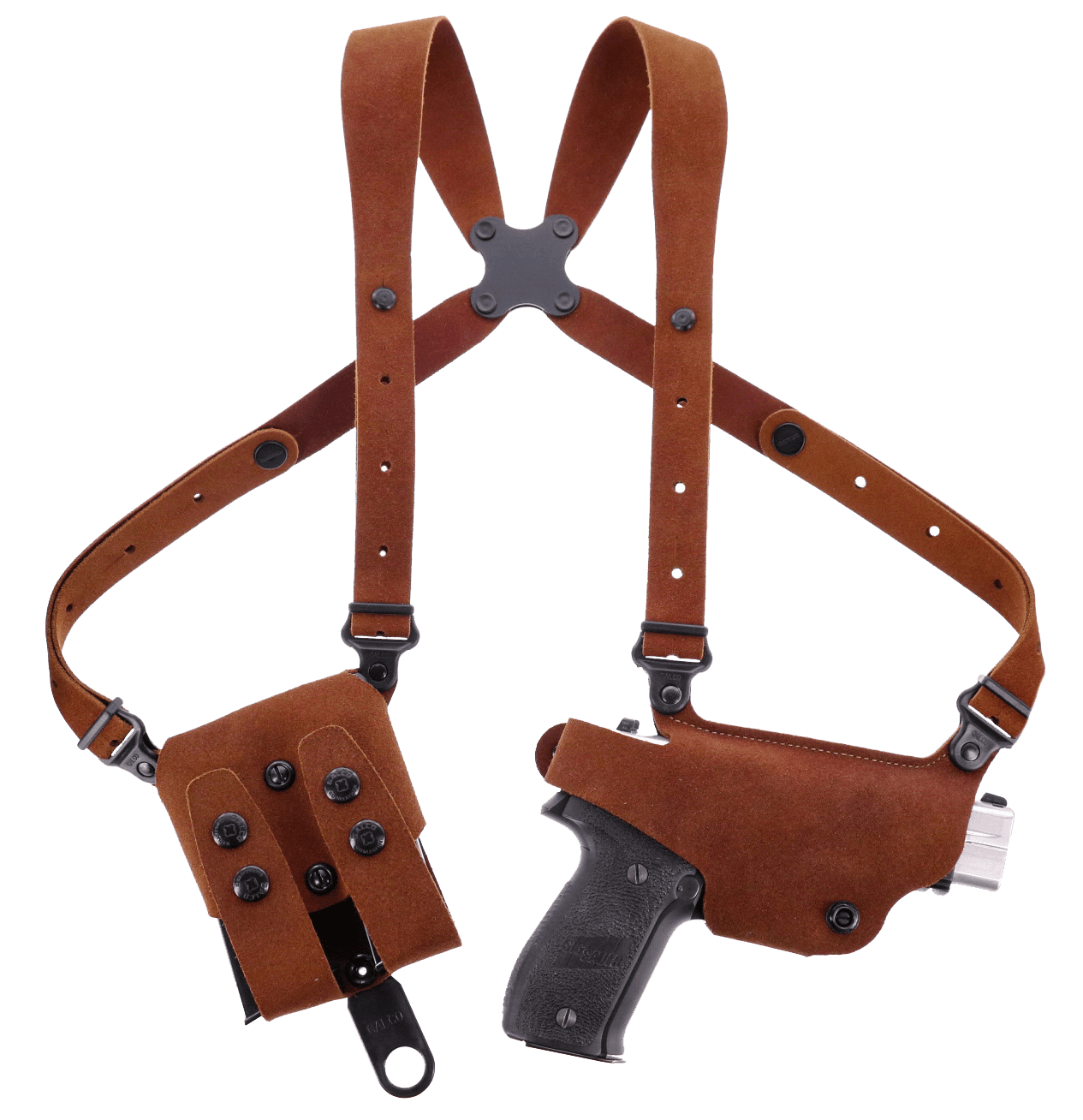 Galco CL2636 Classic Lite 2.0 Shoulder System Size Fits Chest Up To 56" Natural Leather Shoulder Fits Ruger LC Fits Ruger EC9 Right Hand