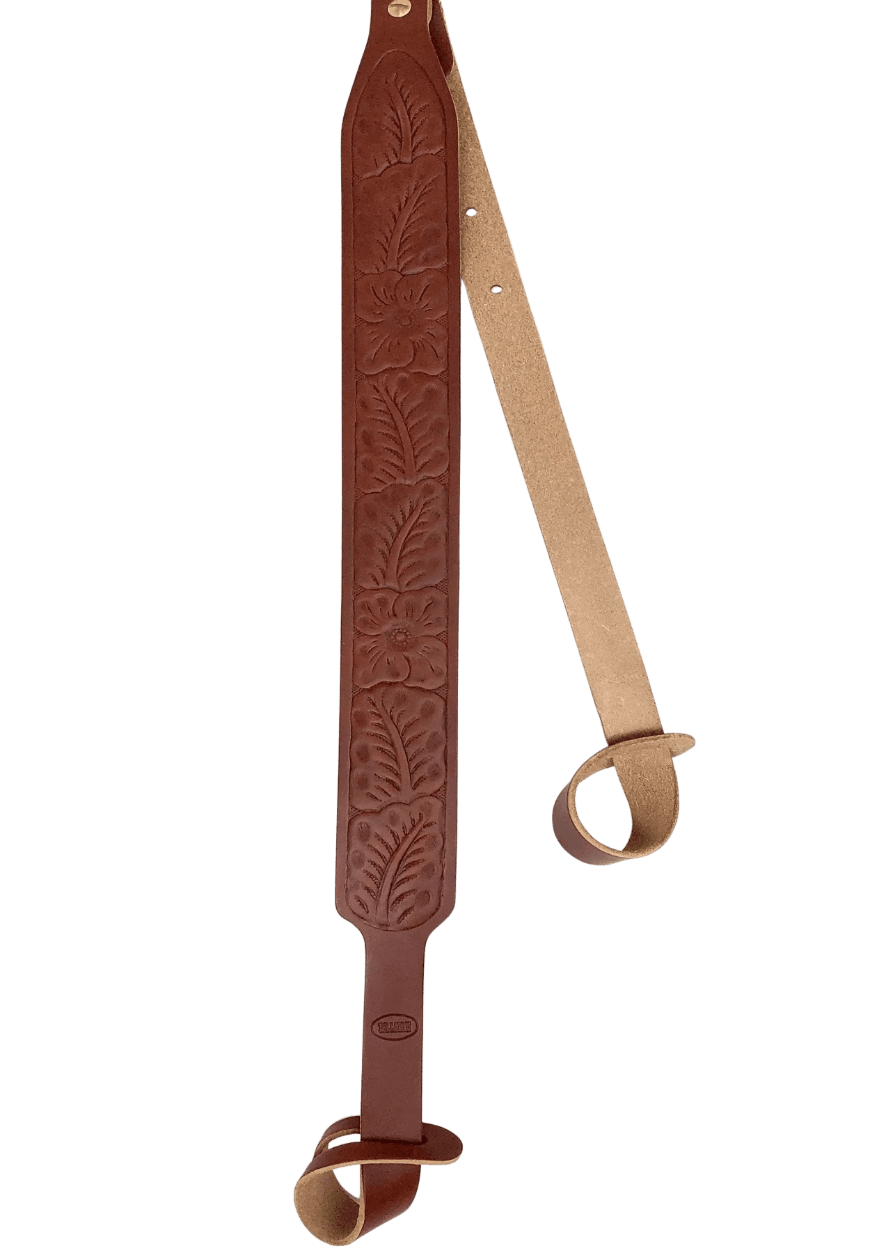 Hunter Company 065-532 Flowered  Brown Leather/Suede with Flower Design, Two-Point Shotgun