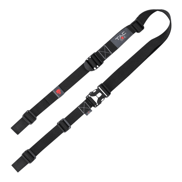 Tac Six 8494 Citadel Double Point Rifle Sling Front/Rear Ladder Buckels Pull Tab Rapid Adjustment