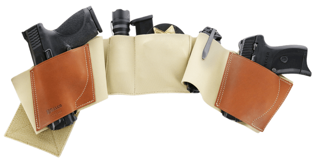 Galco UWKHSM2 UnderWraps 2.0 Khaki Small Leather/Nylon Handgun