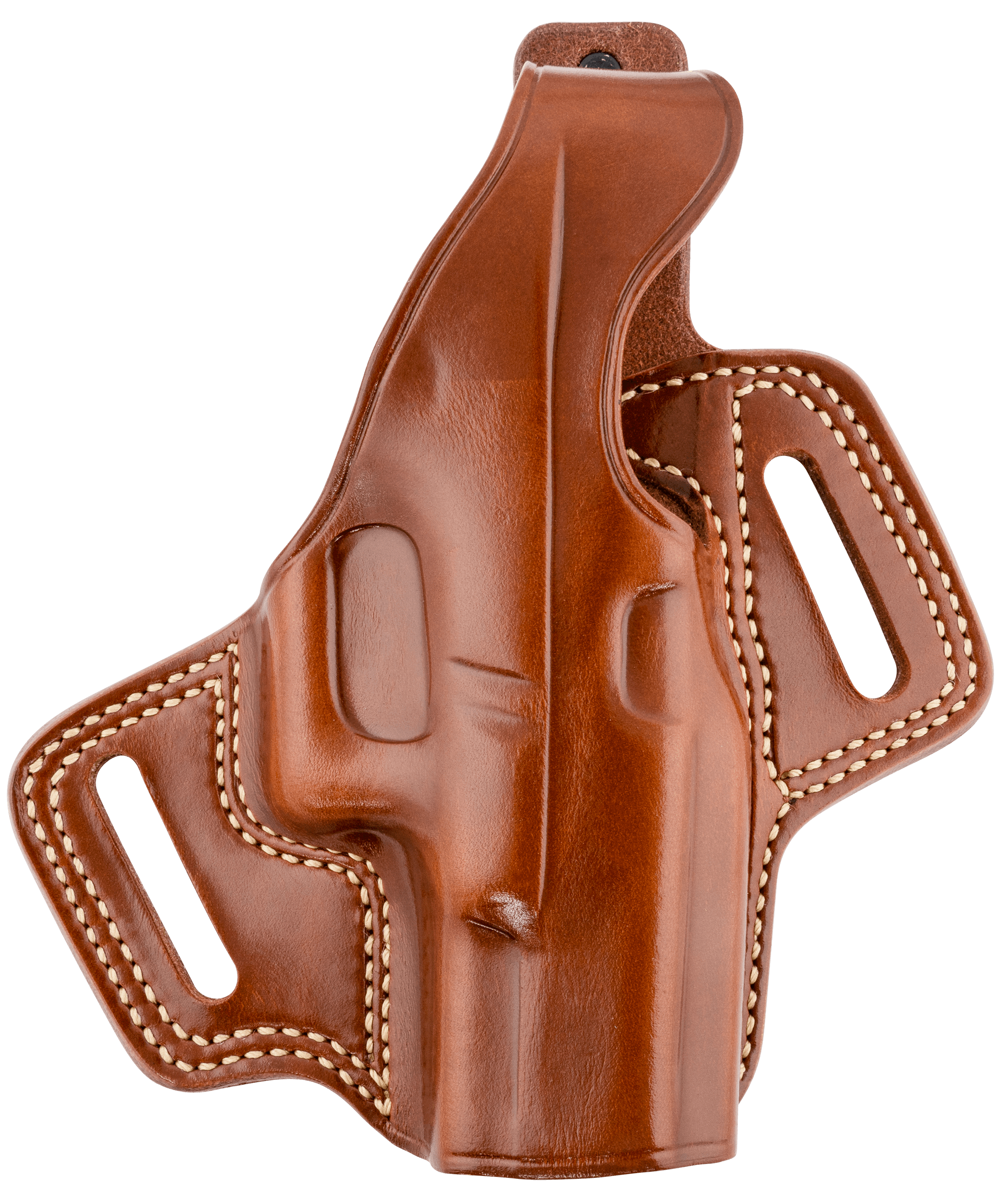 Galco FL226 Fletch  OWB Tan Leather Belt Slide Compatible w/Glock 19 Gen1-5/19X/23 Gen2-5/32/45 Belt Up to 1.75" Wide Right Hand