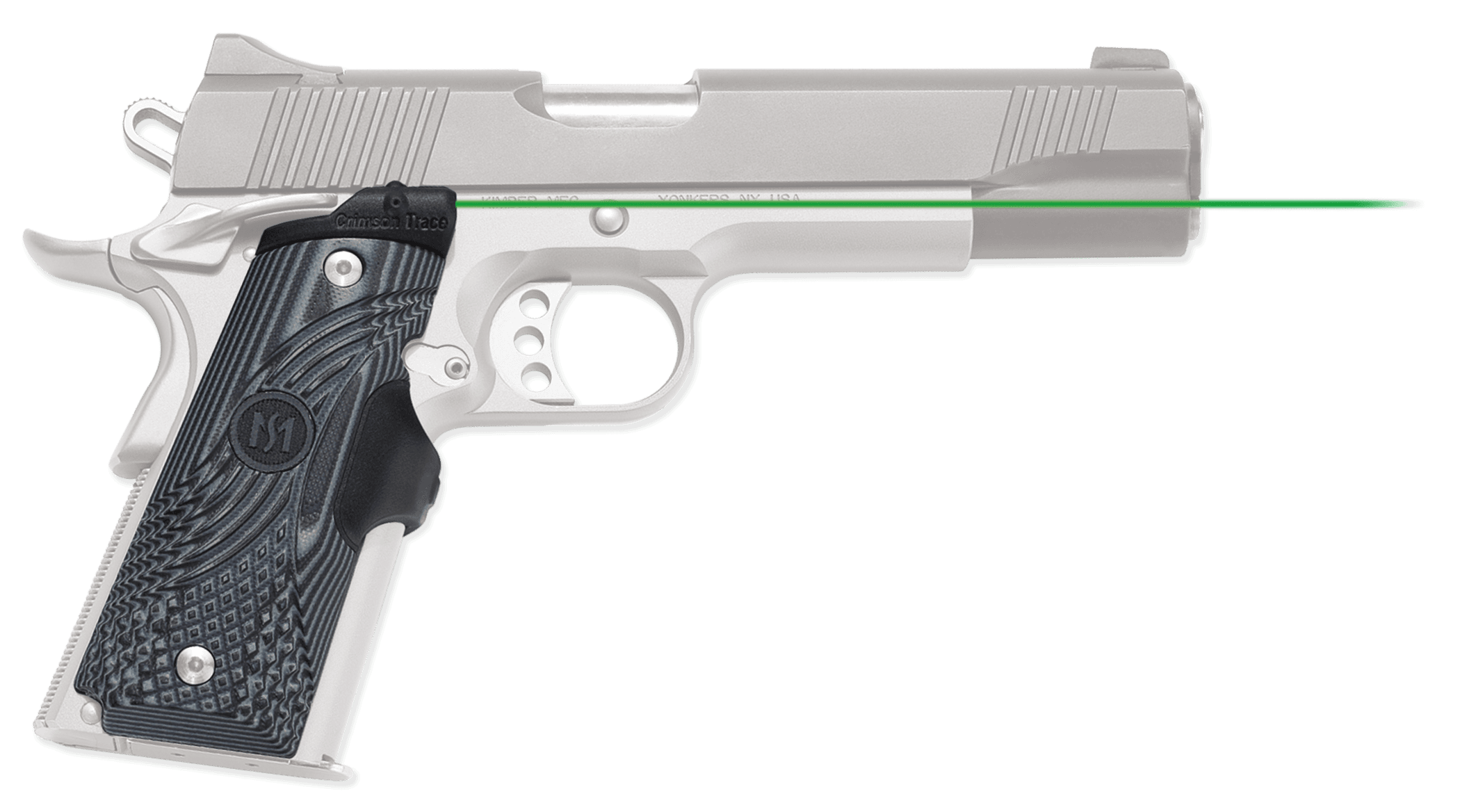 Crimson Trace LG-904G Lasergrips Master Series Red Laser for 1911 Full Size