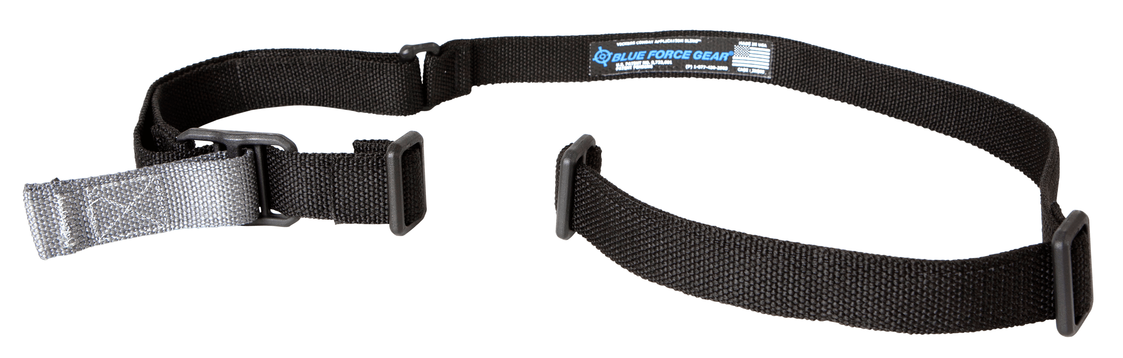 Blue Force Gear VCAS125OABK Vickers Black Cordura 54"- 64" OAL Two-Point Rifle Carbine
