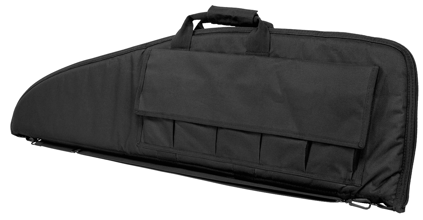 NcStar CV290740 VISM Rifle Case Black PVC Nylon w/ Foam Padding Double Zippers Carry Handle & ID Holder
