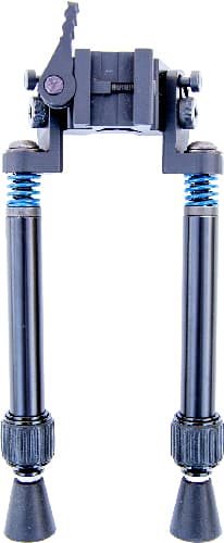 Swagger SWAGBPSFR10 SFR10 Flex to Rigid QD Bipod with Black Finish, Picatinny Attachment & 6-10.50" Vertical Adjustment