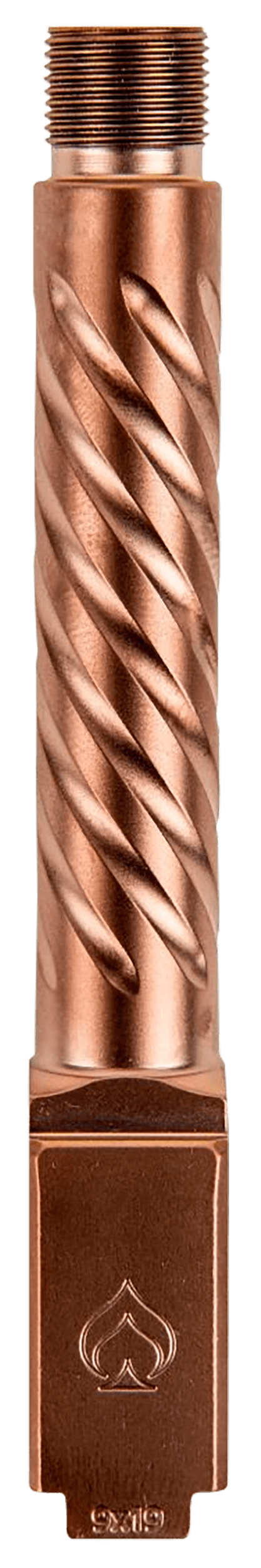 Ballistic Advantage Threaded 4.5in 9mm Glock 19 Gen 3-5 Copper PVD Spiral Fluted