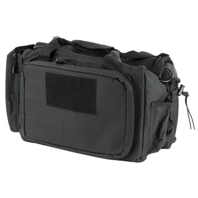 NcStar CVCRB2950B VISM Competition Range Bag with Padded Side Pockets, Lockable Zippers, Mag Pockets, Large D-Rings, Wide Padded Shoulder Strap & Black Finish