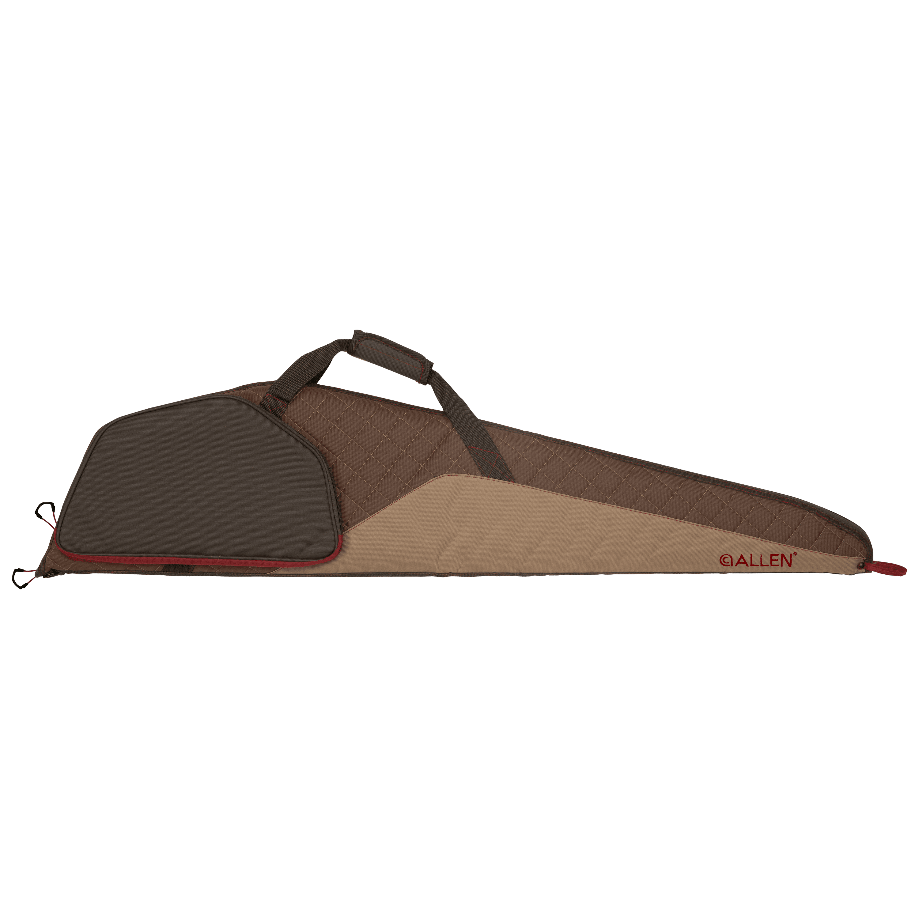 Allen 63646 Huntsman Rifle Case 46" Brown/Taupe Endura with Foam Padding, Accessory Pocket, Lockable & Padded Handle