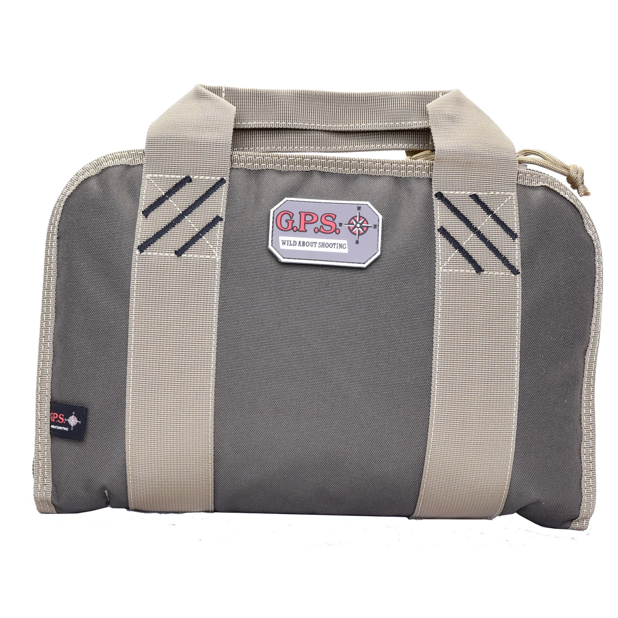 GPS Bags 1308PCRK Double Pistol Case Rifle Green Nylon w/ Visual ID Storage System