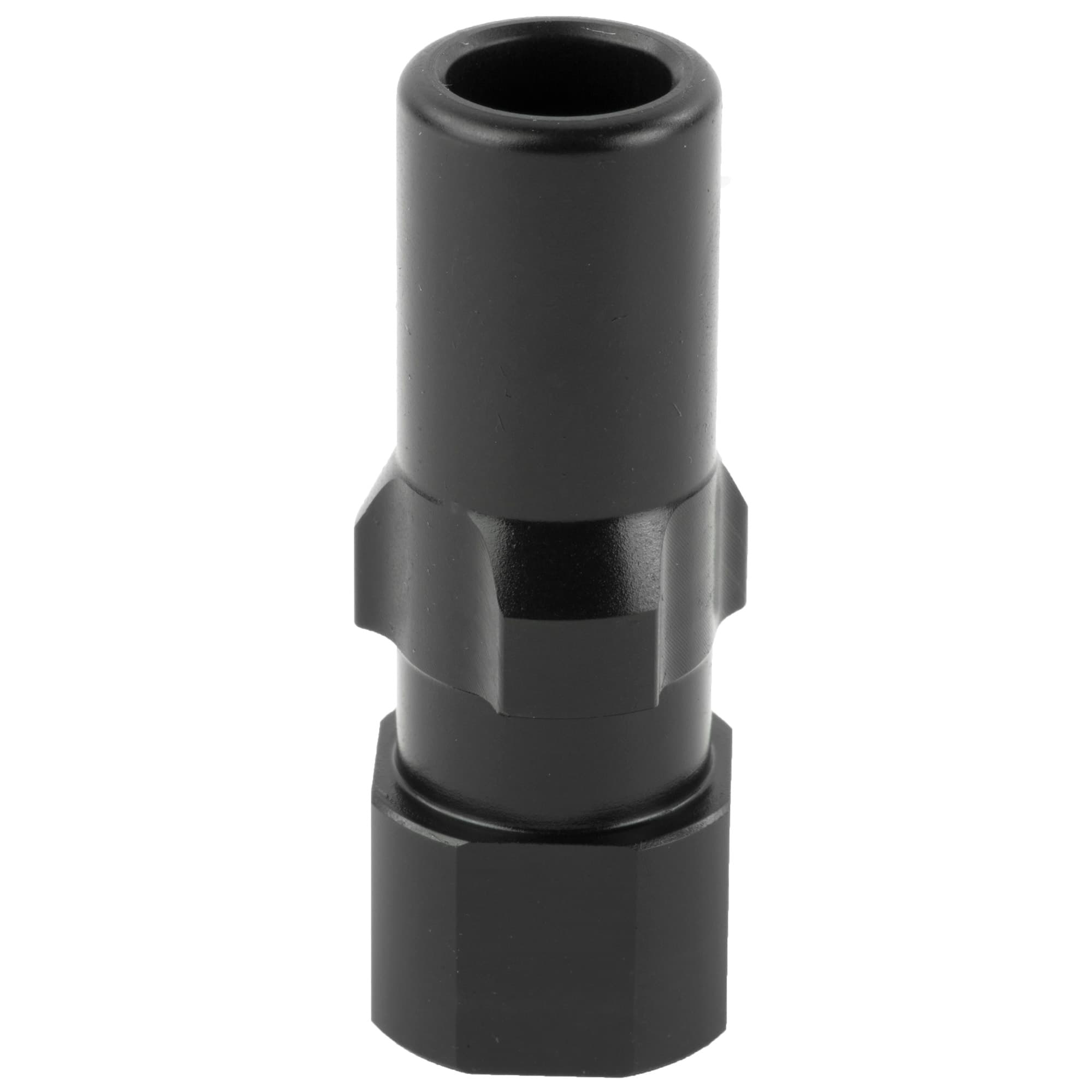 Griffin Armament 3L1351LH 3-Lug 9mm Luger M13.5x1 LH Adapter 17-4 Stainless Steel Melonite