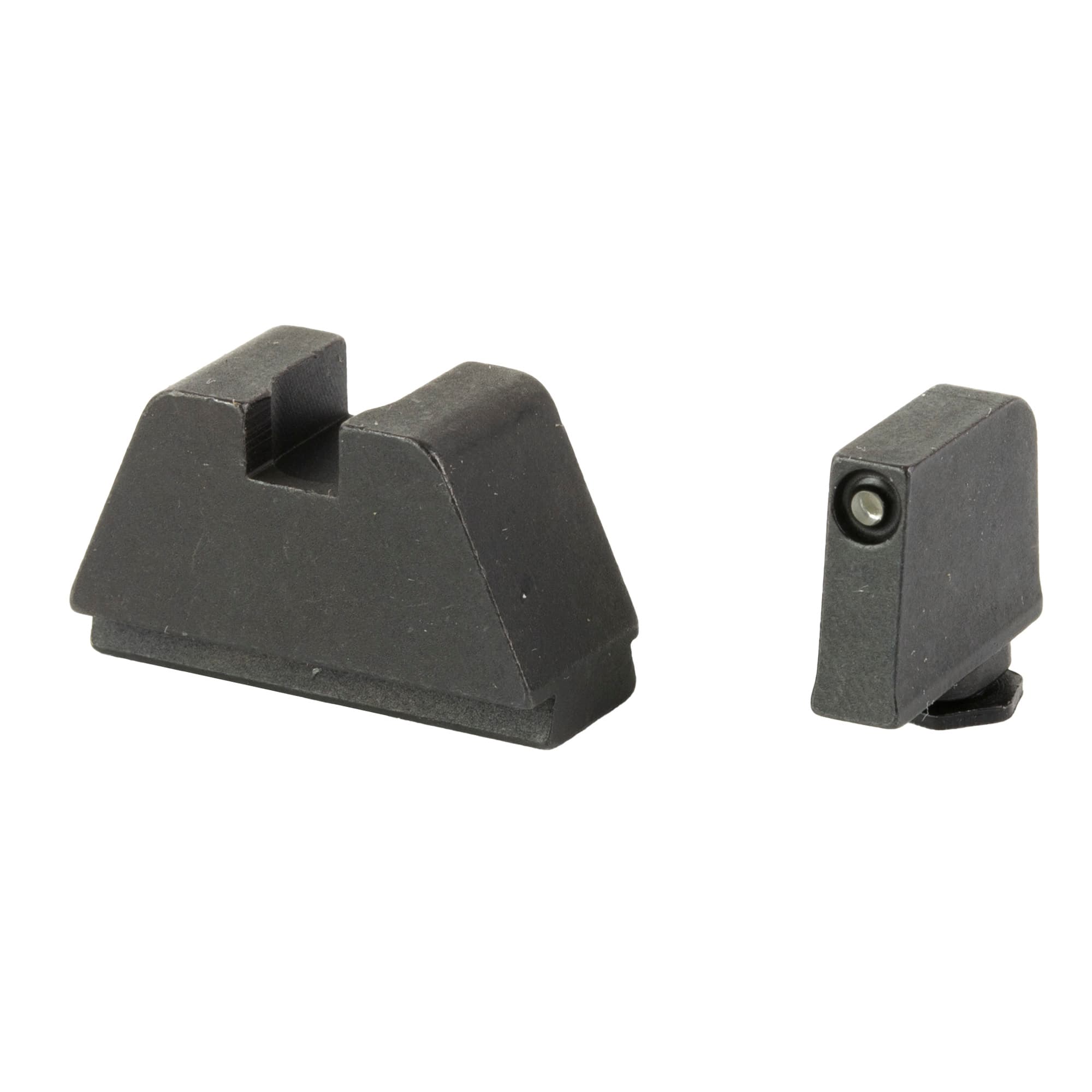 AmeriGlo GL811 Optic Compatible Glock Sight Set Green Tritium Outline Front