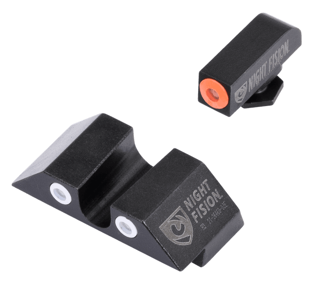 Night Fision Glock Tritium Front Rear Sights Green Orange Outline Green White Outline for Glock 17 17L 19 22