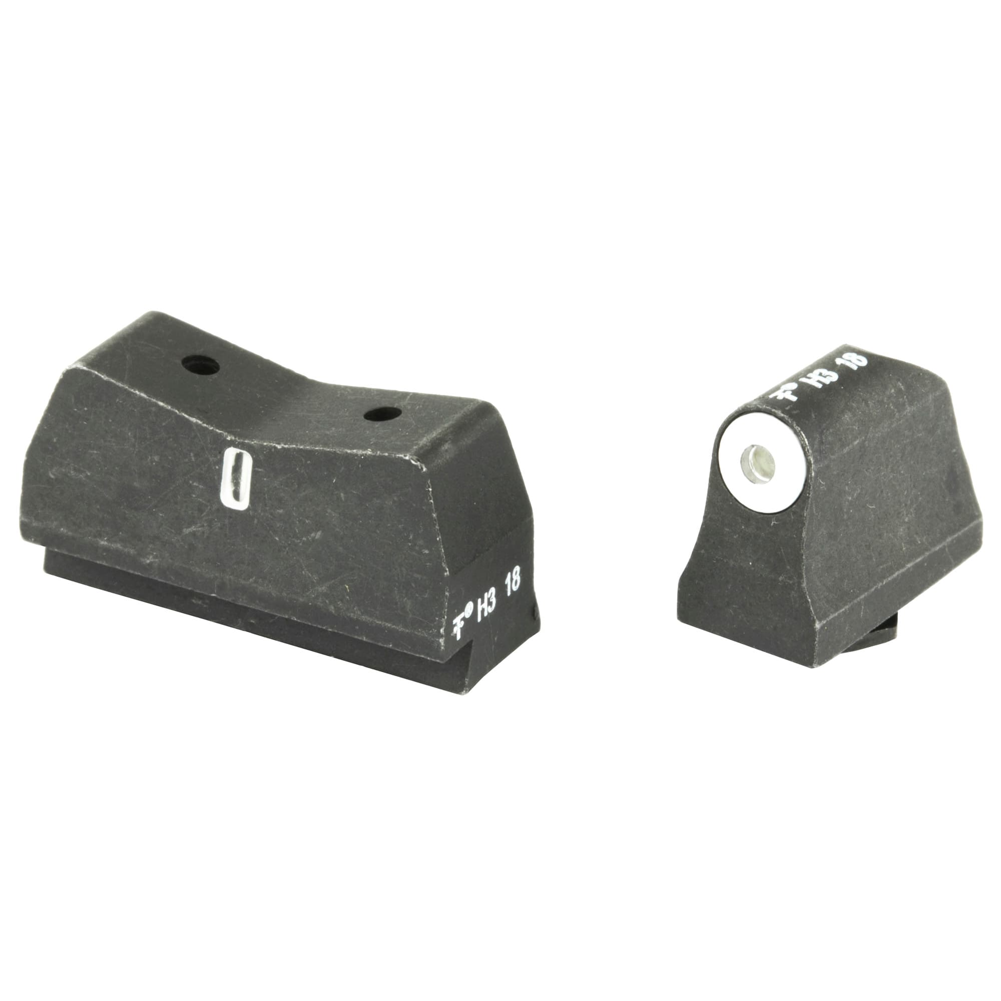 XS Sights Dxt Big Dot Suppressor High Sights White Glock 17 19 22 23 24 26 27 31