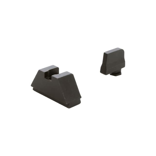 AmeriGlo GL470 Optic Compatible Sight Set Glock 2XL Tall Front Serrated Matte