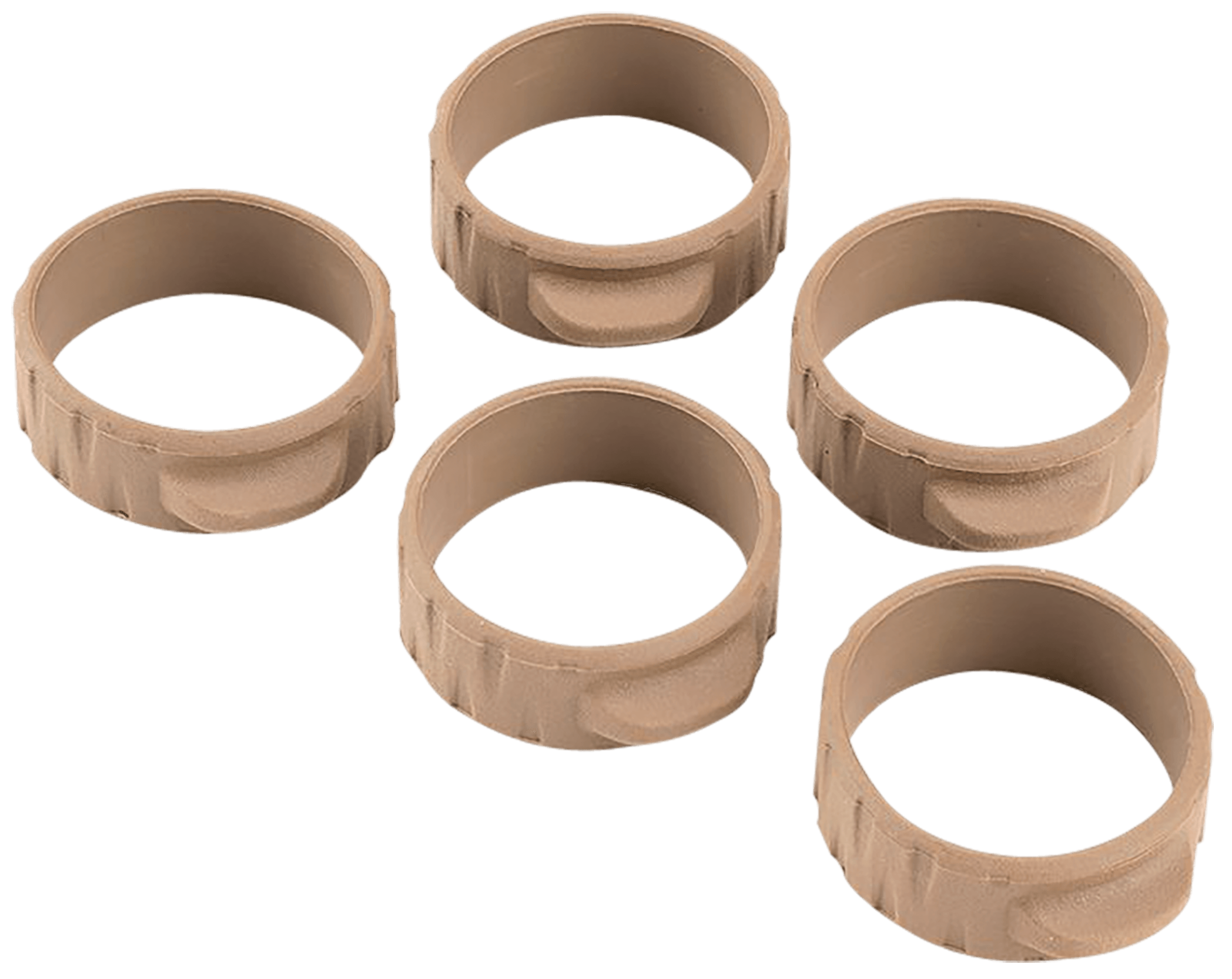 Strike Industries Bang Band Mini 34mm Flat Dark Earth Rubber 5 Pack
