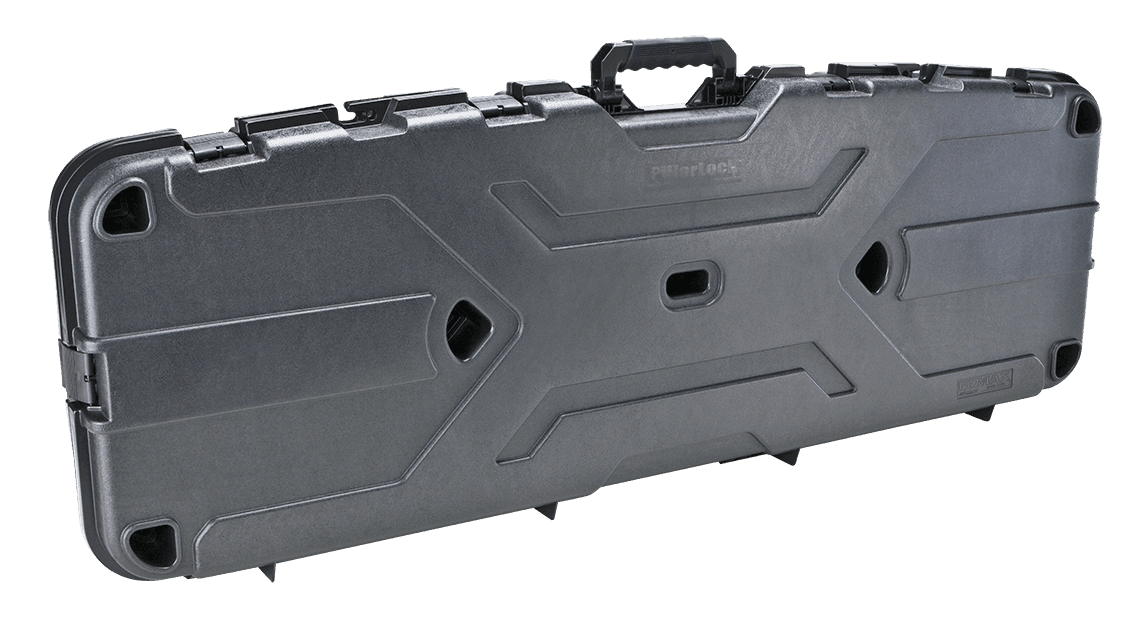 Plano 151200 Pro-Max Side-By-Side Rifle w/ PillarLock Black Holds 2 Scoped Rifles