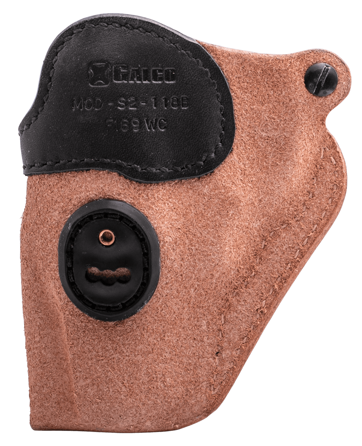 Galco S2118B Scout 3.0 IWB Natural/Black Leather UniClip/Stealth Clip Fits Ruger SP101 Ambidextrous