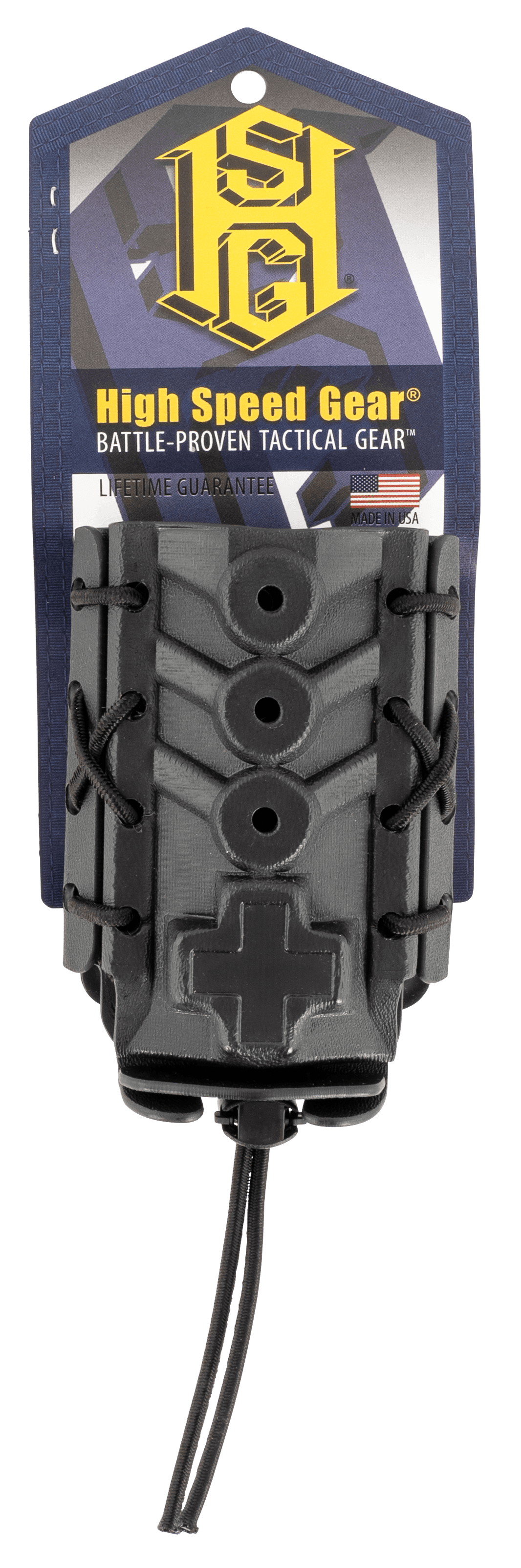 High Speed Gear 11TQK0BK Tourniquet TACO  Black Kydex, 2" Belt Clip/MOLLE U-Mount, Compatible w/ Most Tourniquets