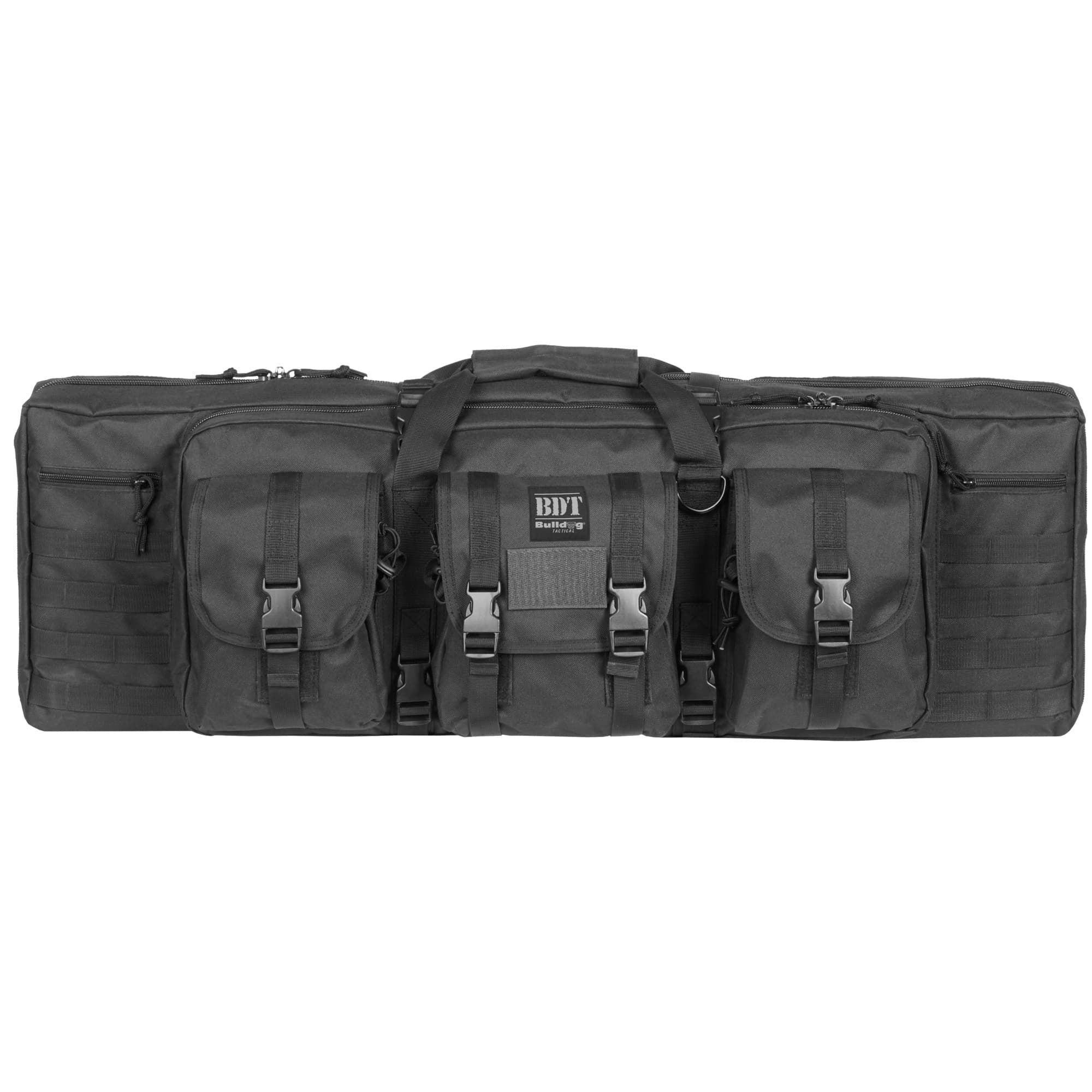 Bulldog BDT3536B BDT Tactical Single 36" Black Nylon, 3 Accessory Pockets, Deluxe Padded Backstraps, Lockable Zippers, Padded Internal Divider